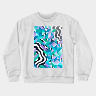 may abstract blue color Crewneck Sweatshirt